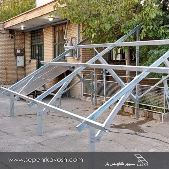 استراکچر پایه پنل خورشیدی